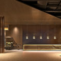 3d render of hotel reception