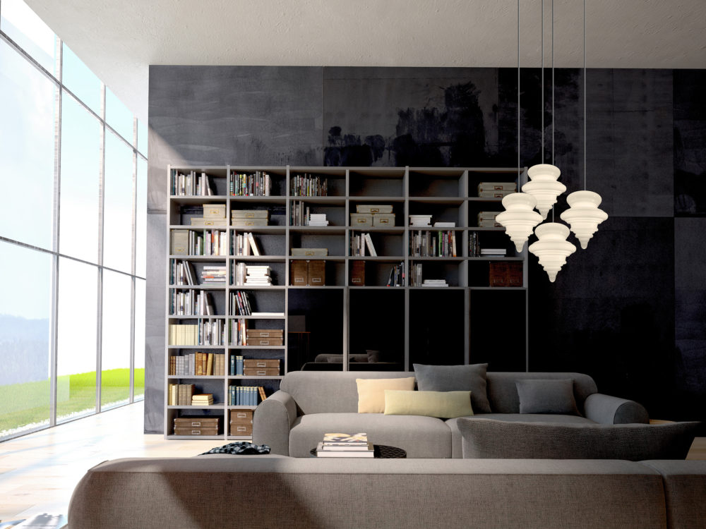 loft apartment interior. 3d rendering