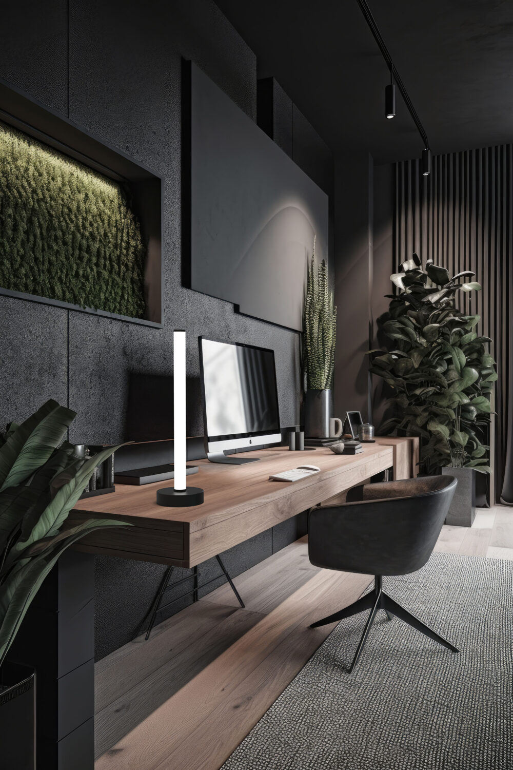 working room for home interior architecture with a minimalist st