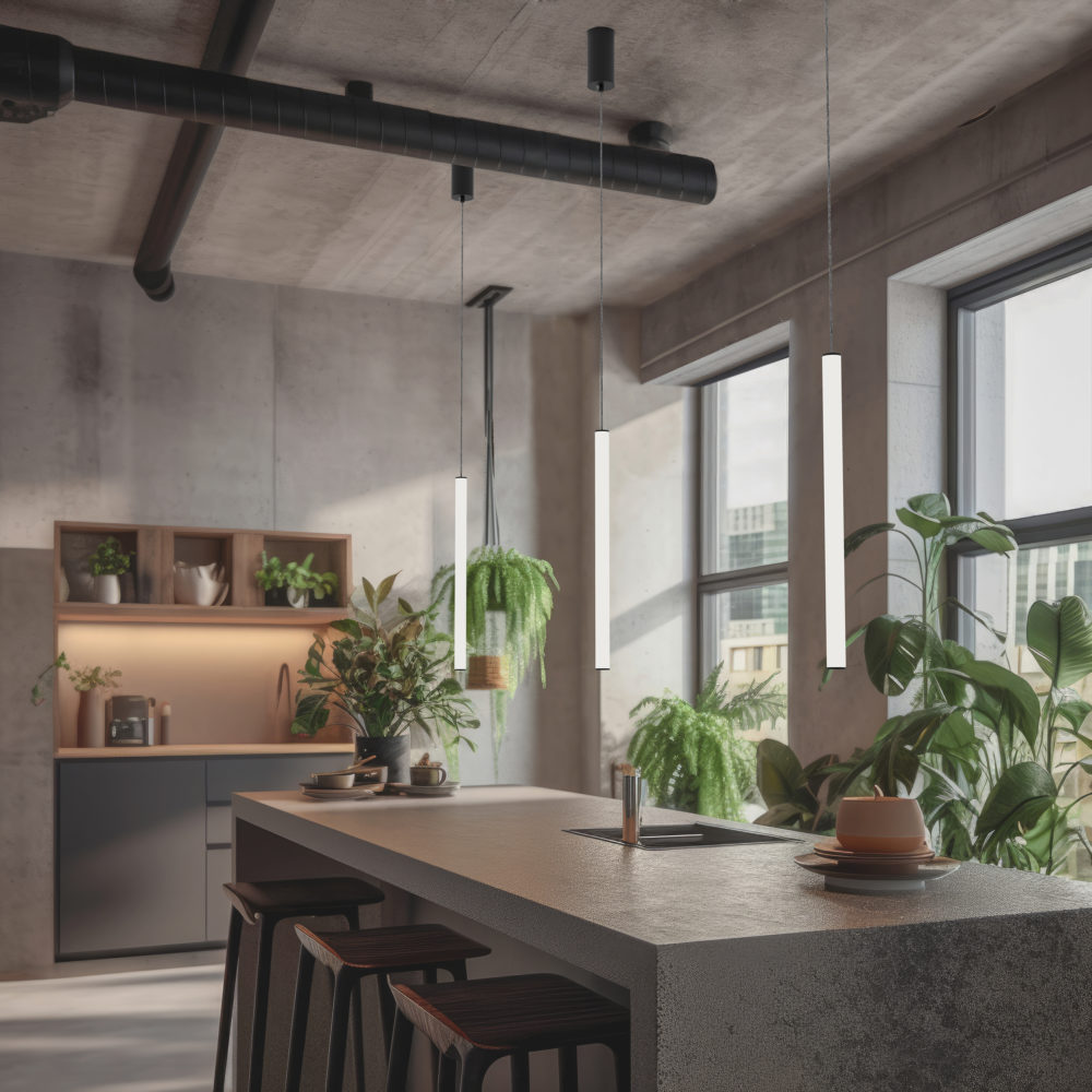 Kitchen interior architecture minimalist style