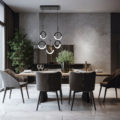 A great modern dining room would look sleek and minimalistic, wi